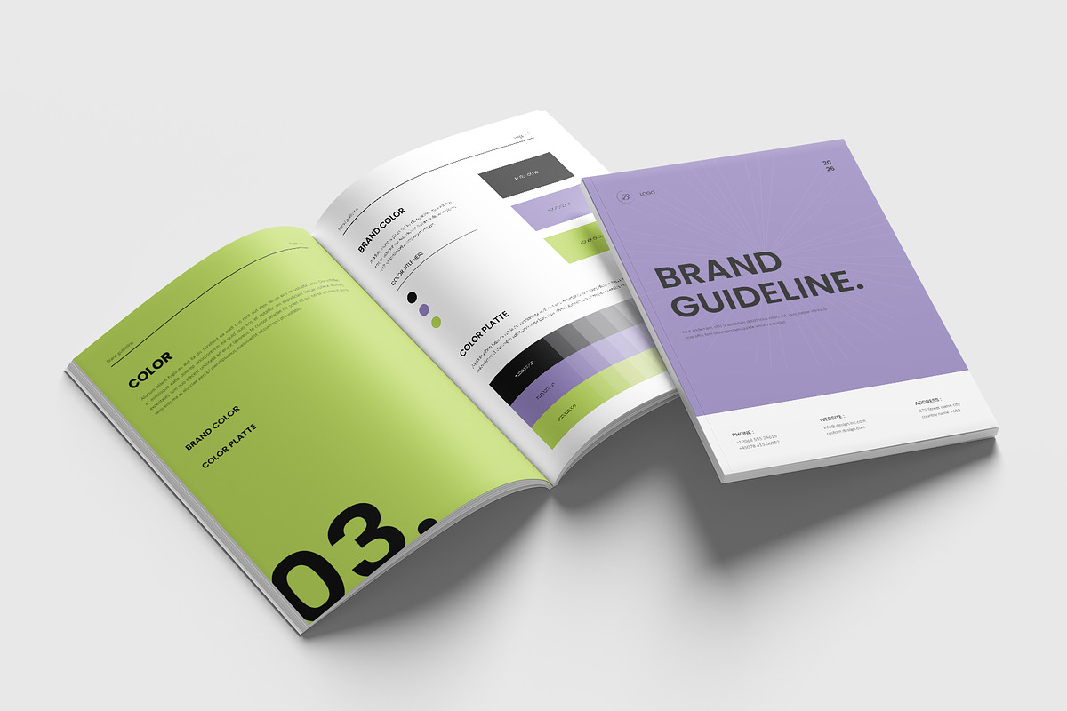 Brand Guideline Template, a Templates & Theme by RusenoelType (Photo 1 of 9)