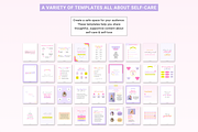 Self-care Instagram Canva templates, a Templates & Theme by Cate Creates (Thumbnail 2 of 7)