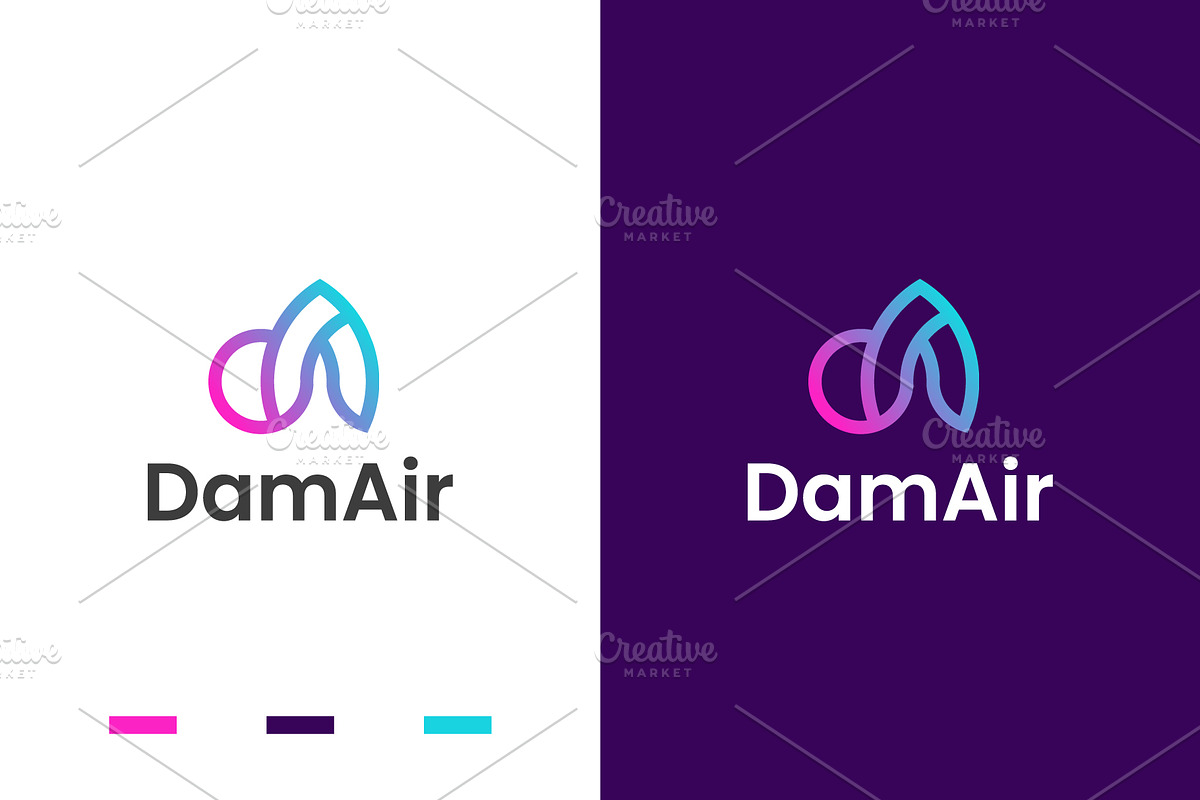 DamAir logo design, a Branding & Logo Template by Logodesignpond (Photo 1 of 6)