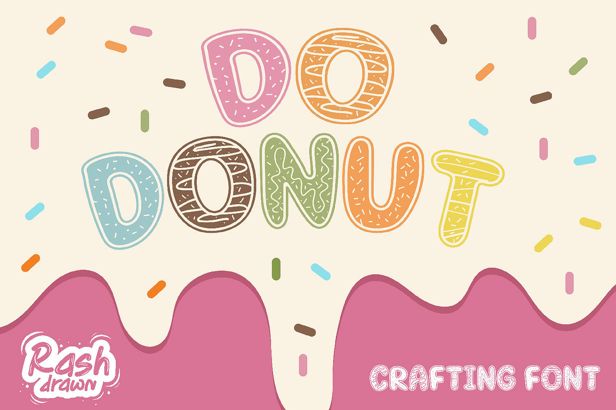 Do donut, a Font by Rashdrawn (Photo 1 of 3)