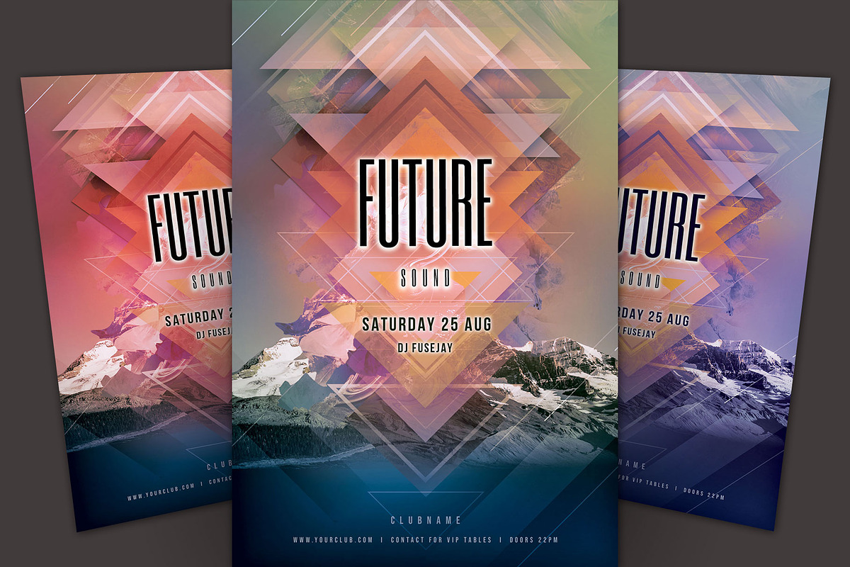 Future Sound Flyer, a Flyer Template by styleWish
