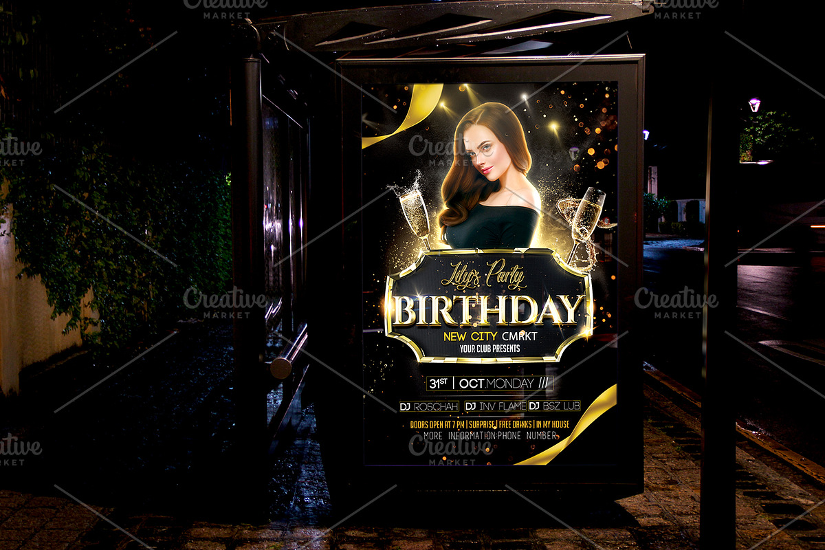 Birthday Flyer, a Flyer Template by Basez Flyers (Photo 5 of 5)