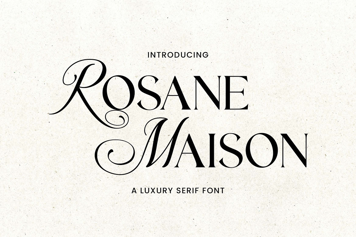 Rosane Maison Luxury Serif Font, a Serif Font by UICreative (Photo 1 of 13)