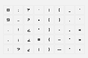 Carbon - Square font, a Font by SelfBuild Type (Thumbnail 14 of 15)