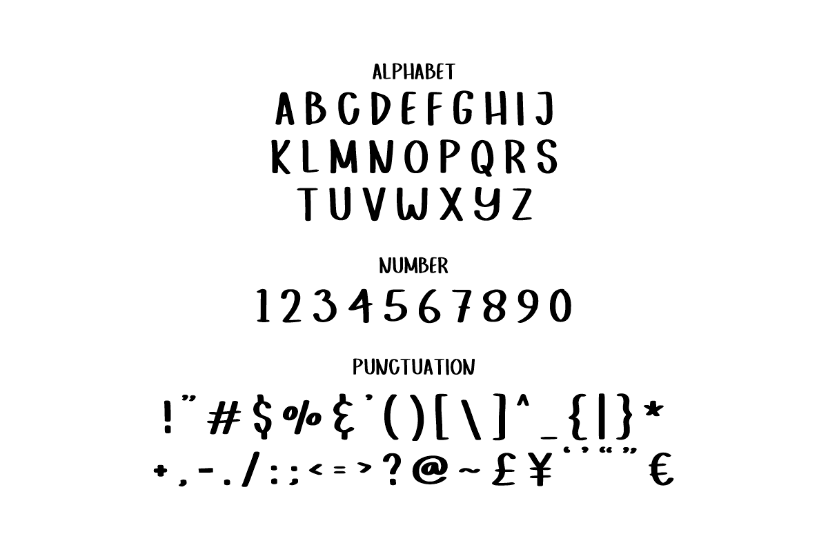 Mother Father - Cute Craft Font, a Handwritten Font by KiddoGlyphs Studio (Photo 4 of 5)
