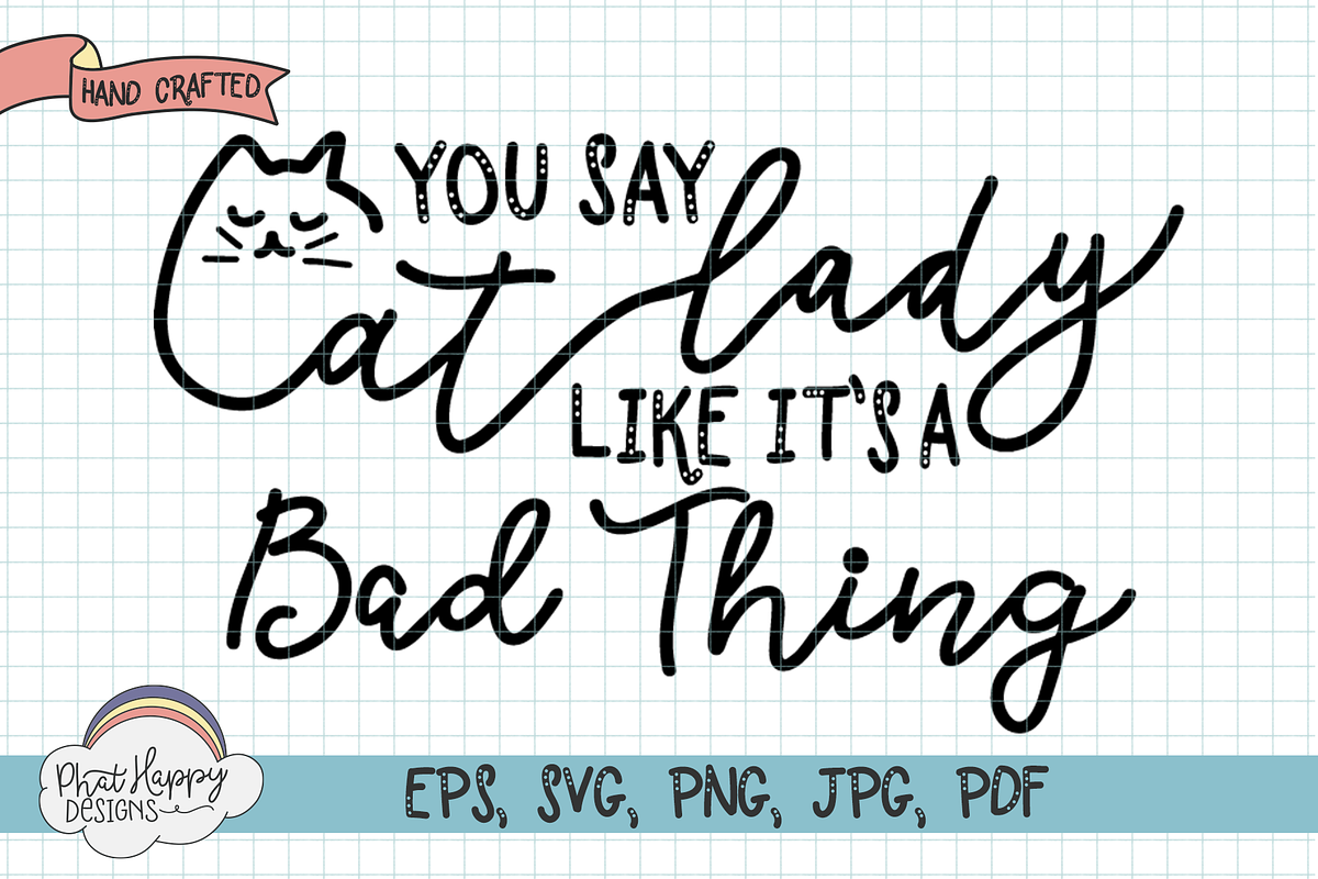 Cat Life Design Bundle, an Illustration by Phat Happy Life (Photo 12 of 12)