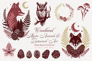 Woodland Mystic Animals & Botanical