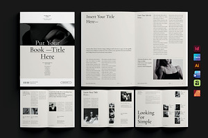 Book Layout & Magazine Template, a Magazine Template by Olion Lora