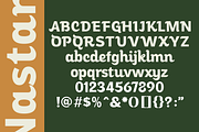 Nastar – A Playful Display Font, a Serif Font by overlaytemplates (Thumbnail 4 of 5)