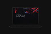 Black MacBook Mockup, a Mac Mockup by Seven Lights (Thumbnail 4 of 4)