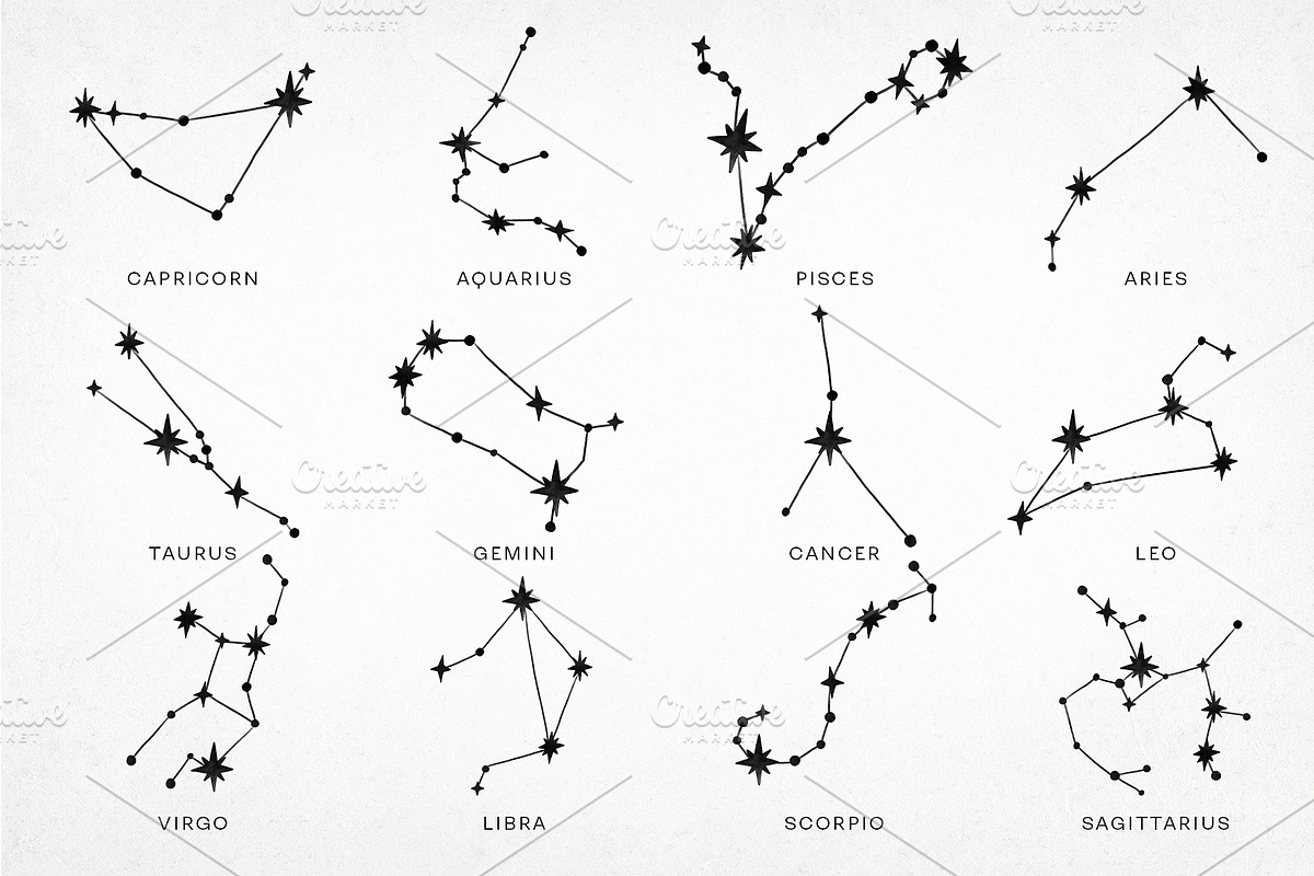 Zodiac constellation, an Object Illustration by Garden in frame (Photo 4 of 10)