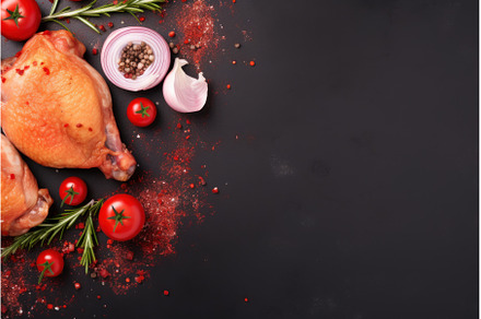 Juicy Chicken leg. Generate Ai, a Food & Drink Photo by Ylivdesign