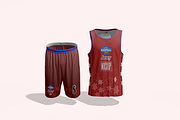 Basket Jersey T-Shirt Mockups, a Shirt Mockup by groens (Thumbnail 4 of 5)