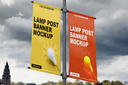 Lamp Post Banner Mockup, a Product Mockup by Designbuys (Thumbnail 10 of 20)