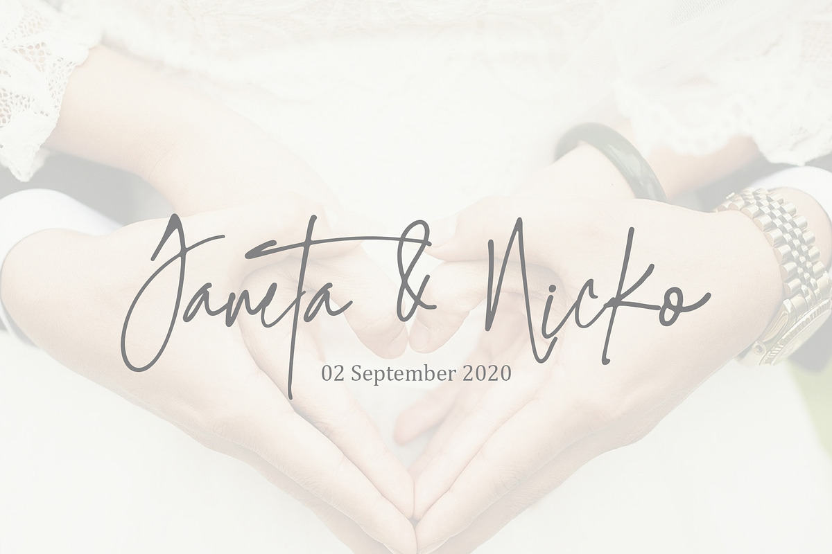 South Handwriting Font preview 3