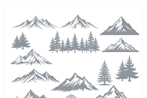 Serene Forest Landscape Silhouette, a Decorative Illustration by CarWrap design