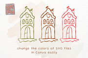Hand-Drawn Christmas Doodle SVG PNG, a Seasonal Illustration by RimzStudio (Thumbnail 7 of 11)