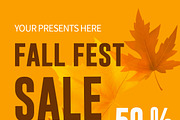 Fall Festival Social Media Templates, a Social Media Template by designerzDukan (Thumbnail 3 of 6)