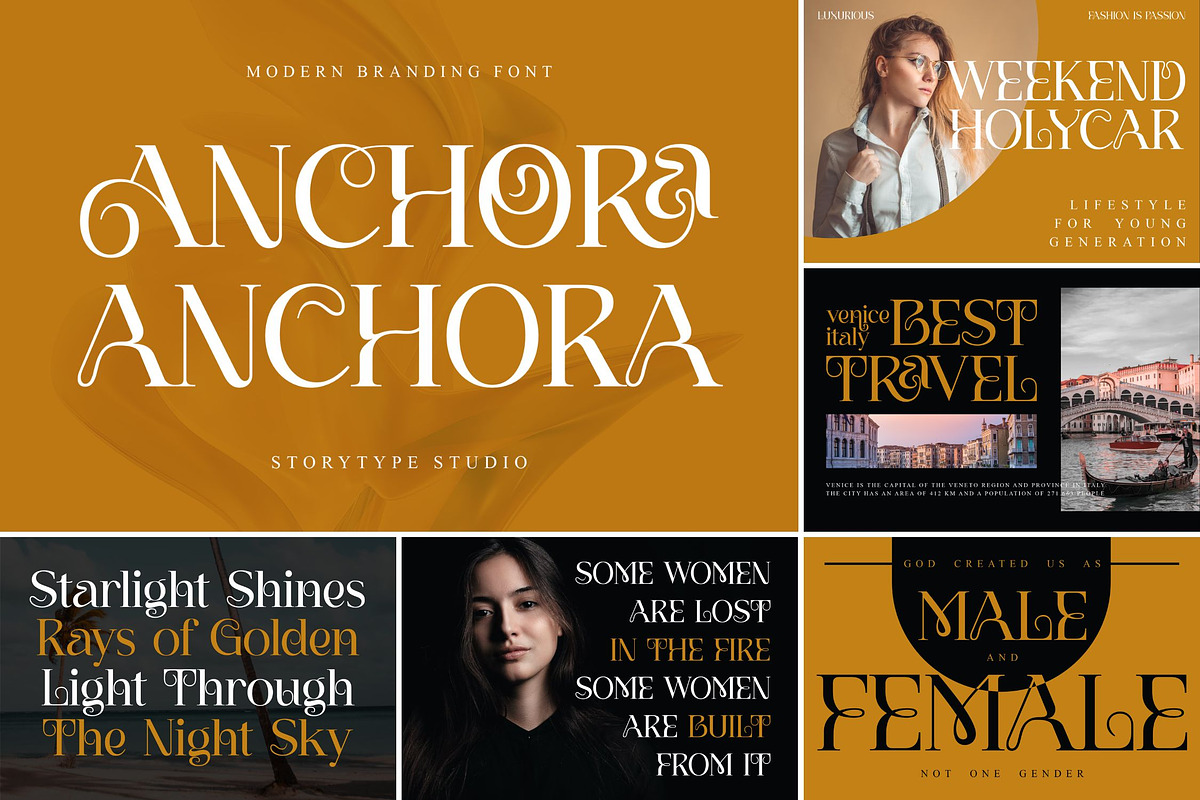 SALE! Modern & Stylish Serif Font, a Serif Font by Storytype Studio (Photo 9 of 41)
