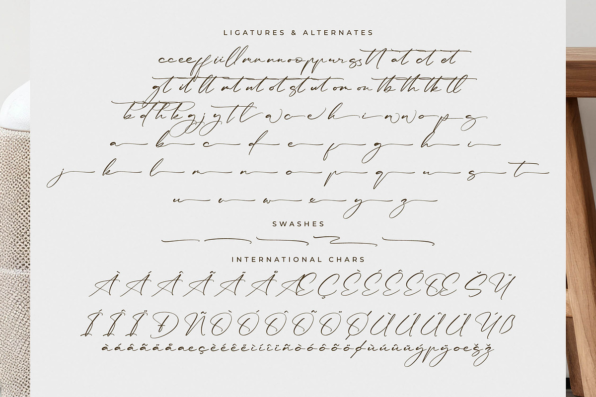 Rulligedro Modern Calligraphy Script, a Script Font by Letterena Studios Script (Photo 14 of 15)