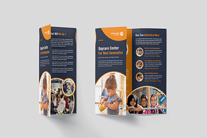 Daycare Center Trifold Brochure