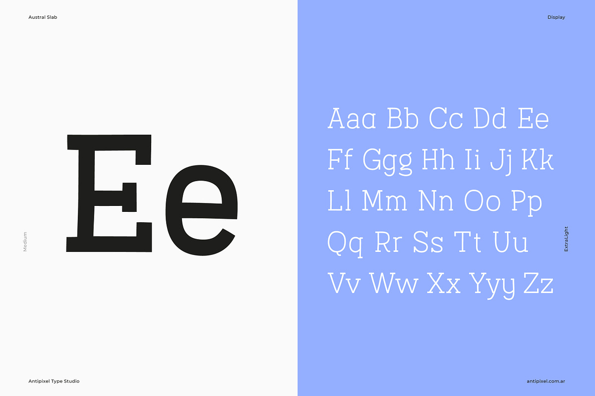 Austral Slab | Hand-drawn Slab Serif, a Slab Serif Font by Antipixel Type Studio (Photo 5 of 17)