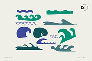 Ocean Deep Abstract Shapes, an Animal Illustration by All This Concept (Thumbnail 9 of 13)