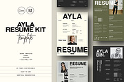 AYLA | Resume Kit, a Resume Template by SparkPro (Thumbnail 1 of 7)