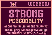 Creative Force font, a Font by weknow (Thumbnail 2 of 8)