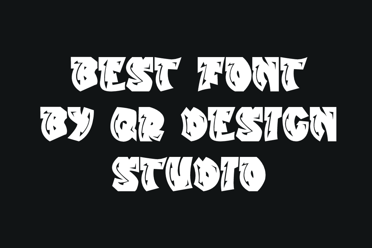 Graff Qucker - Graffiti Font, a Handwritten Font by QR Design Studio (Photo 3 of 6)