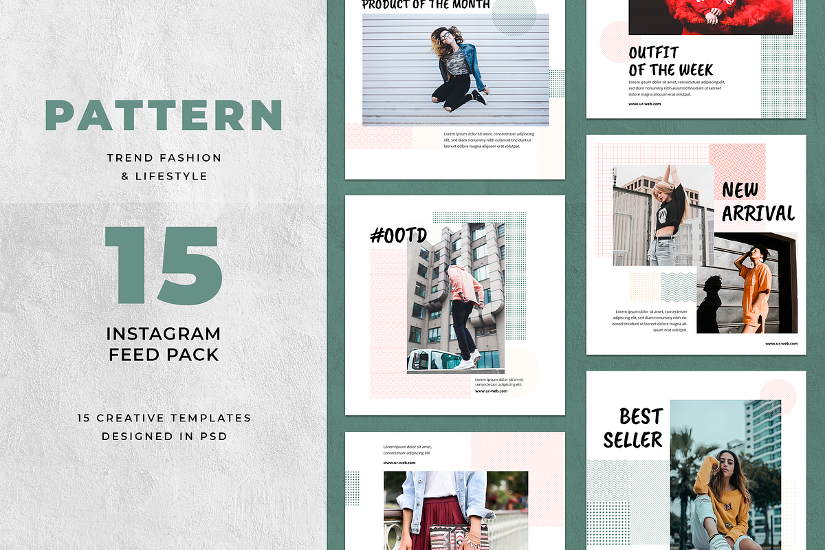 Instagram Templates Bundle 95% OFF, a Social Media Template by UICreative (Photo 12 of 21)