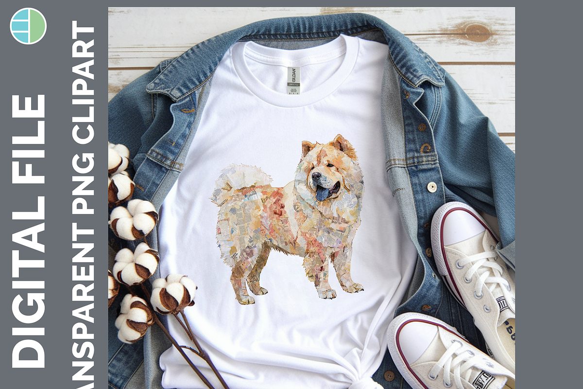 Mixed Media Dog Clipart Bundle PNG, an Animal Illustration by Enliven Designs (Photo 3 of 8)