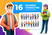 Student Character Collection, a Person Illustration by YG Studio (Thumbnail 1 of 2)