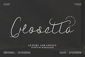 Crosetta Script Fonts