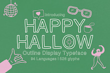 Happy Hallow - Outline Display Type