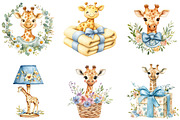 Nautical Nursery Baby Shower Clipart, a Seasonal Illustration by Designking (Thumbnail 4 of 5)