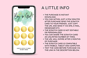 Girl Gender Reveal Scratch Card, an App Template by SunshineStudioBoutique (Thumbnail 5 of 9)