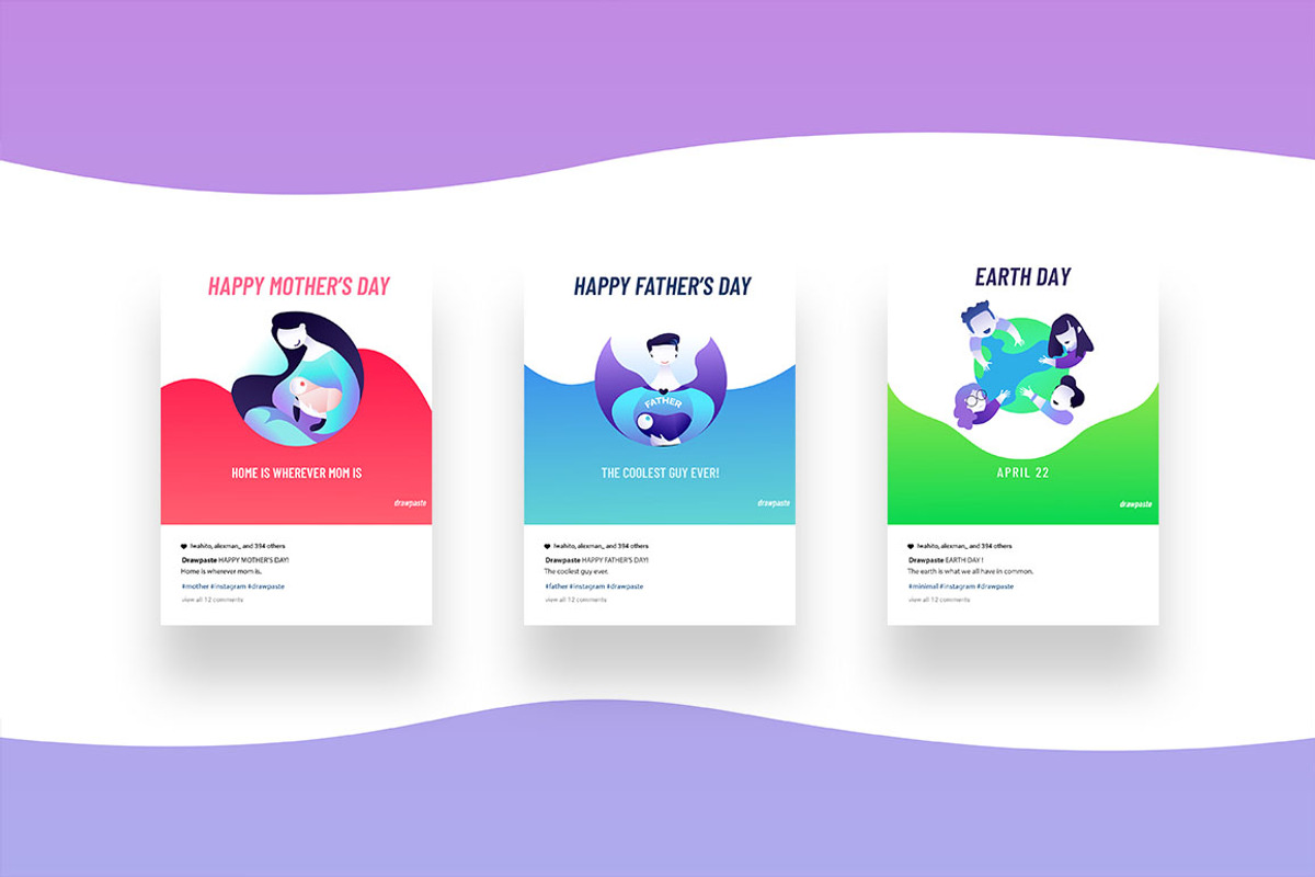 Festive Season Pack, a Social Media Template by Drawpaste (Photo 10 of 14)