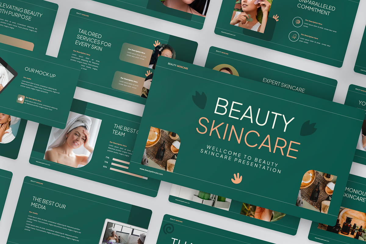 Beauty Skincare PowerPoint, a Presentation Template by Annora Studio (Photo 8 of 8)