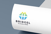 Abstract Modern Bridge Logo, a Branding & Logo Template by Design_Planet (Thumbnail 2 of 2)