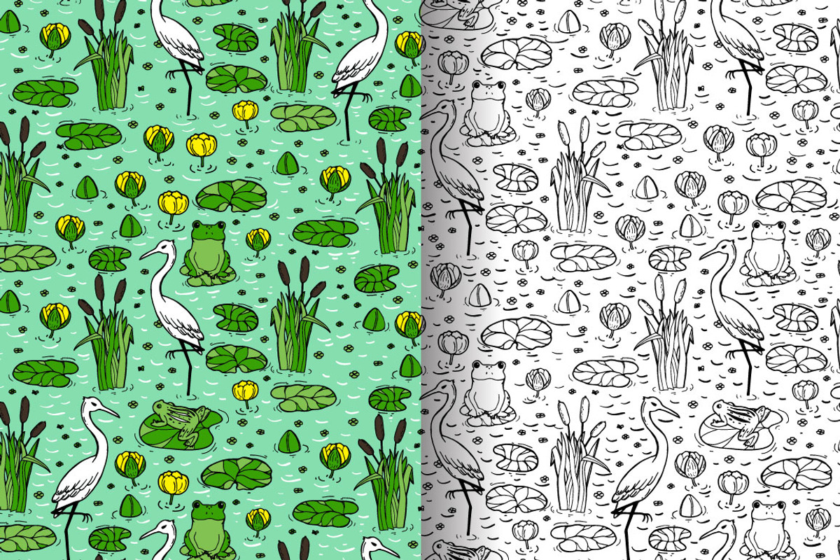 Swamp, a Pattern Graphic by merion_merion (Photo 4 of 5)