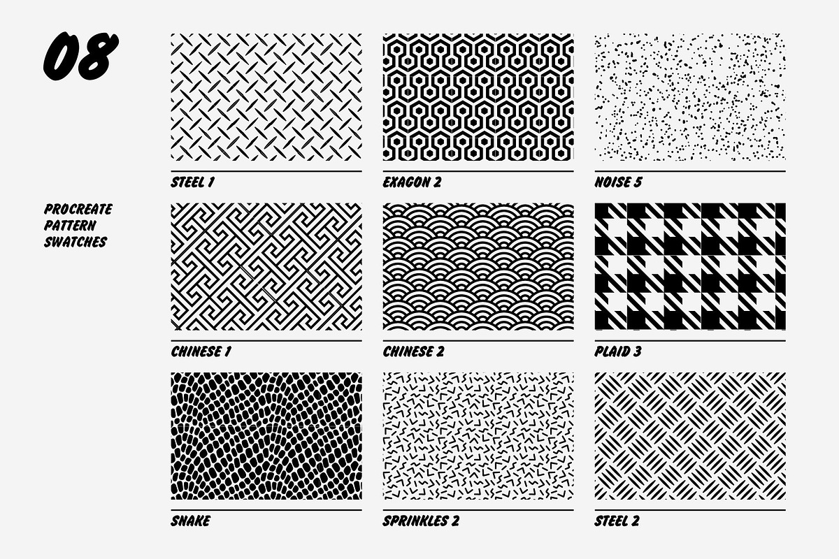 Multitone Procreate Swatches, a Brush Add-On by MightySHORT (Photo 9 of 9)