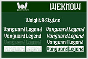 Vanguard Legend font, a Serif Font by weknow (Thumbnail 7 of 8)