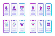 Body Positive | 16 Thin Line Icons, an Outline Icon by Alex Blogoodf (Thumbnail 9 of 11)