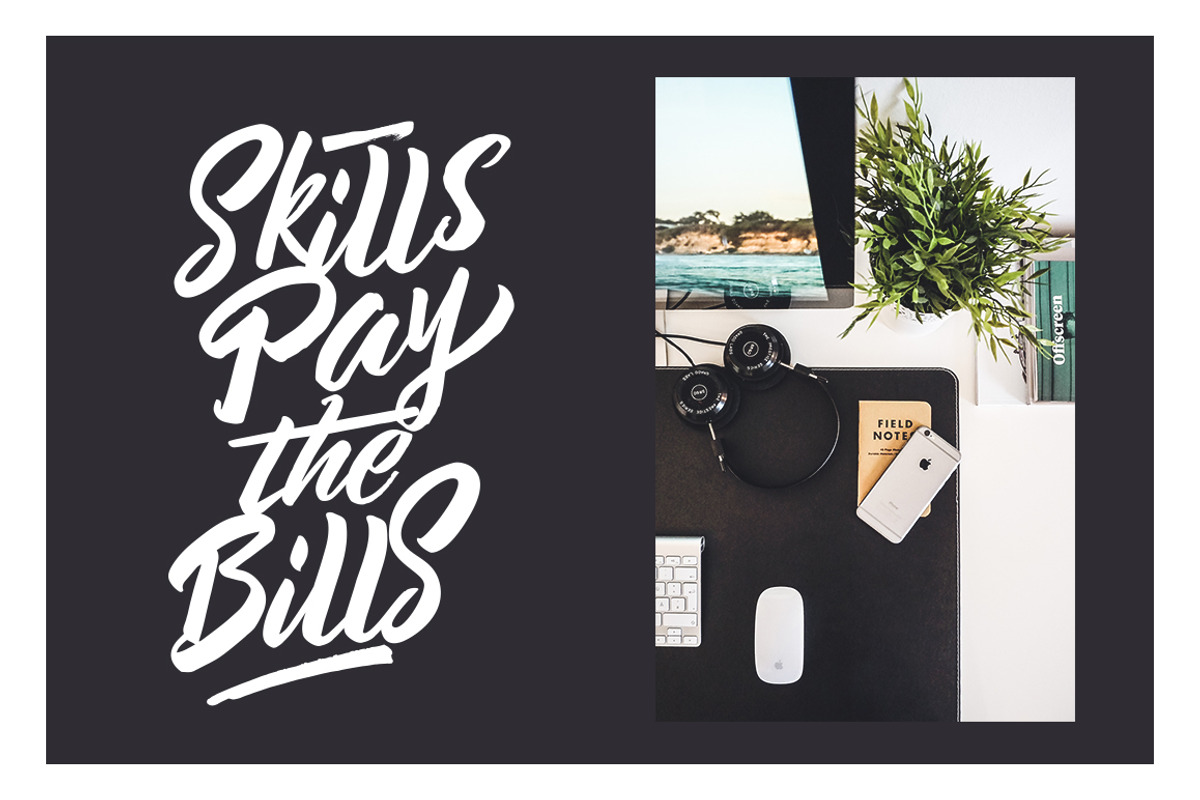 The Beard - Branded Typeface +Extras preview 4
