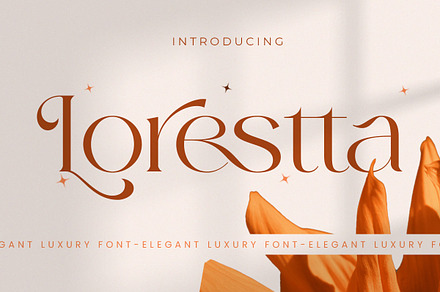 Lorestta // Elegant Luxury Serif, a Serif Font by ToniStudio