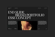 ESSE - Brand Portfolio Template, a Presentation Template by Creatorism (Thumbnail 9 of 9)