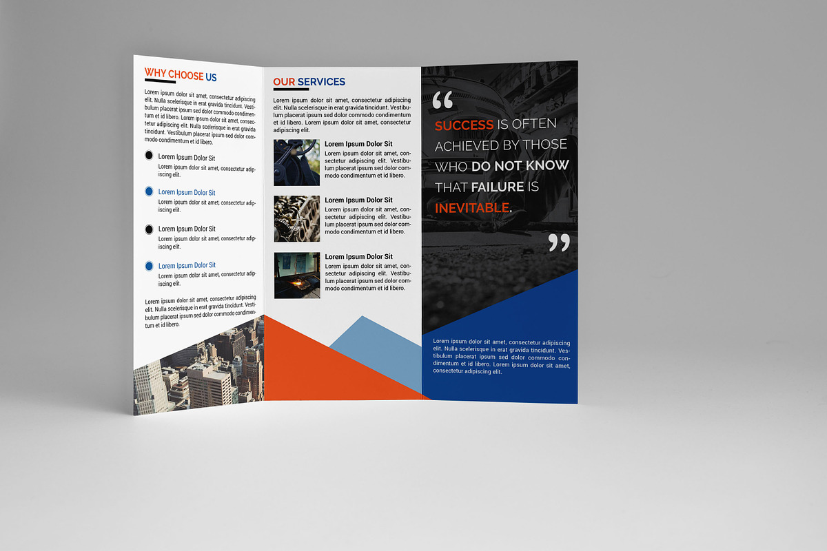 Corporate Trifold Brochure, a Brochure Template by assaiv (Photo 3 of 6)