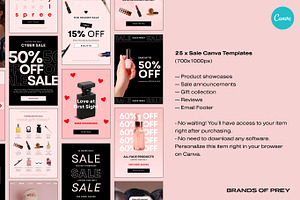 Sale Email Marketing Bundle - Canva