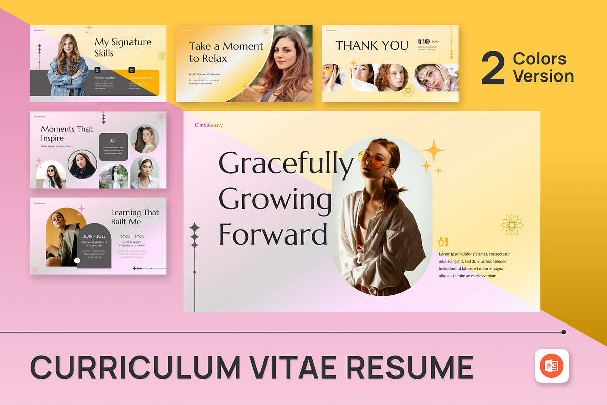 Curriculum Vitae Resume PPT, a Presentation Template by Antstheme (Photo 1 of 4)